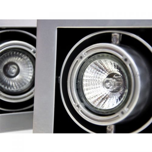 25730 Star 1 50W GU10 Sivaalti Yönlendirilebilir Armatür (Metalik Gri)