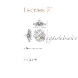 Leaves 21 Duvar Aplik